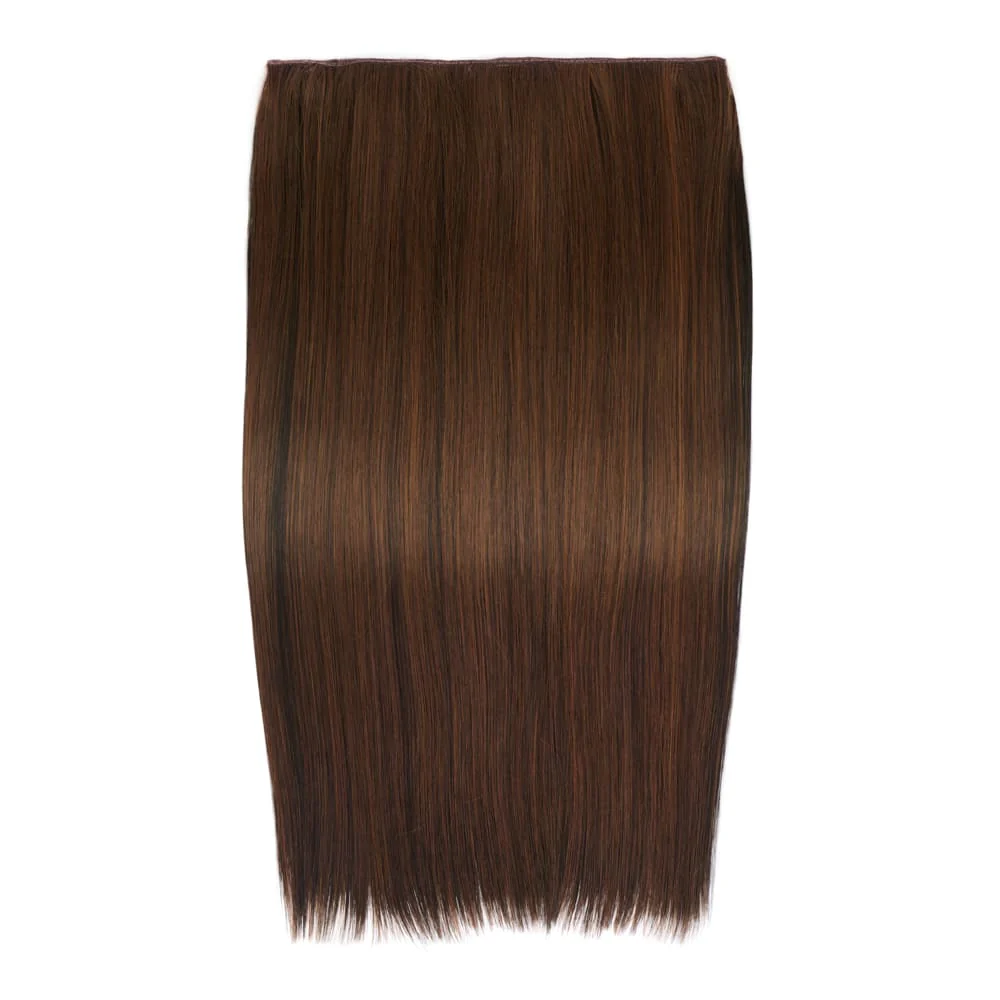 Stranded 20" One Piece Trio Clip-in Hair Extensions - Colour #2/5 Azalea - Image 4