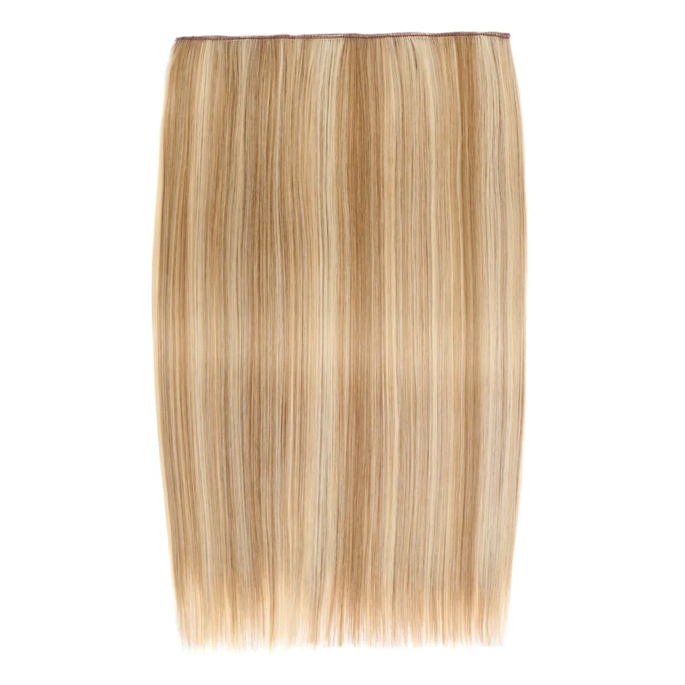 Stranded 20" One Piece Trio Clip-in Hair Extensions - Colour #10/613 Camelia - Image 4