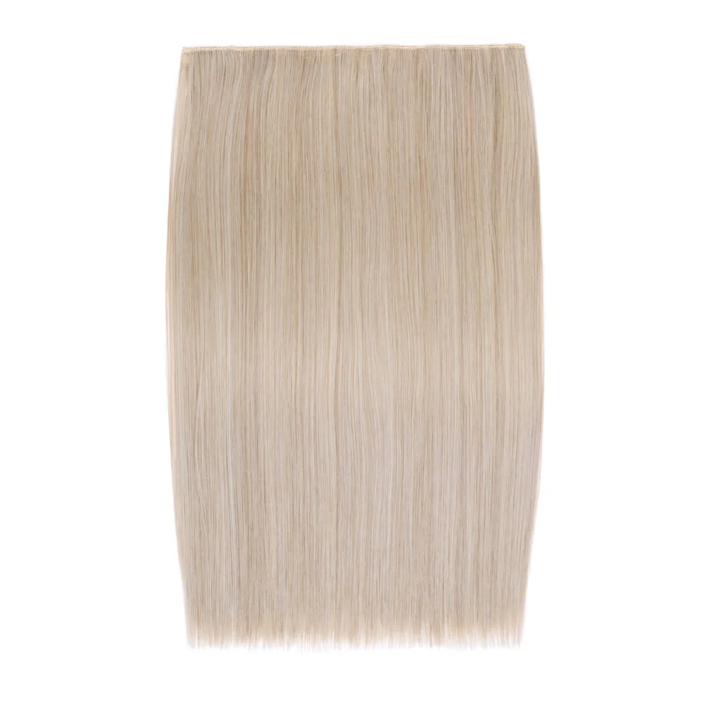 Stranded 20" One Piece Trio Clip-in Hair Extensions - Colour #112 Ash Moon - Image 4