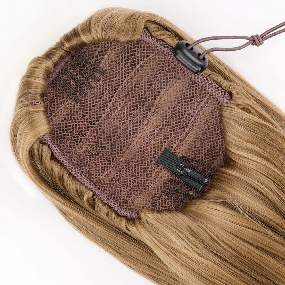 Stranded Long Wand Wave Clip-in Ponytail - Colour #10/12 Pansy - Image 3