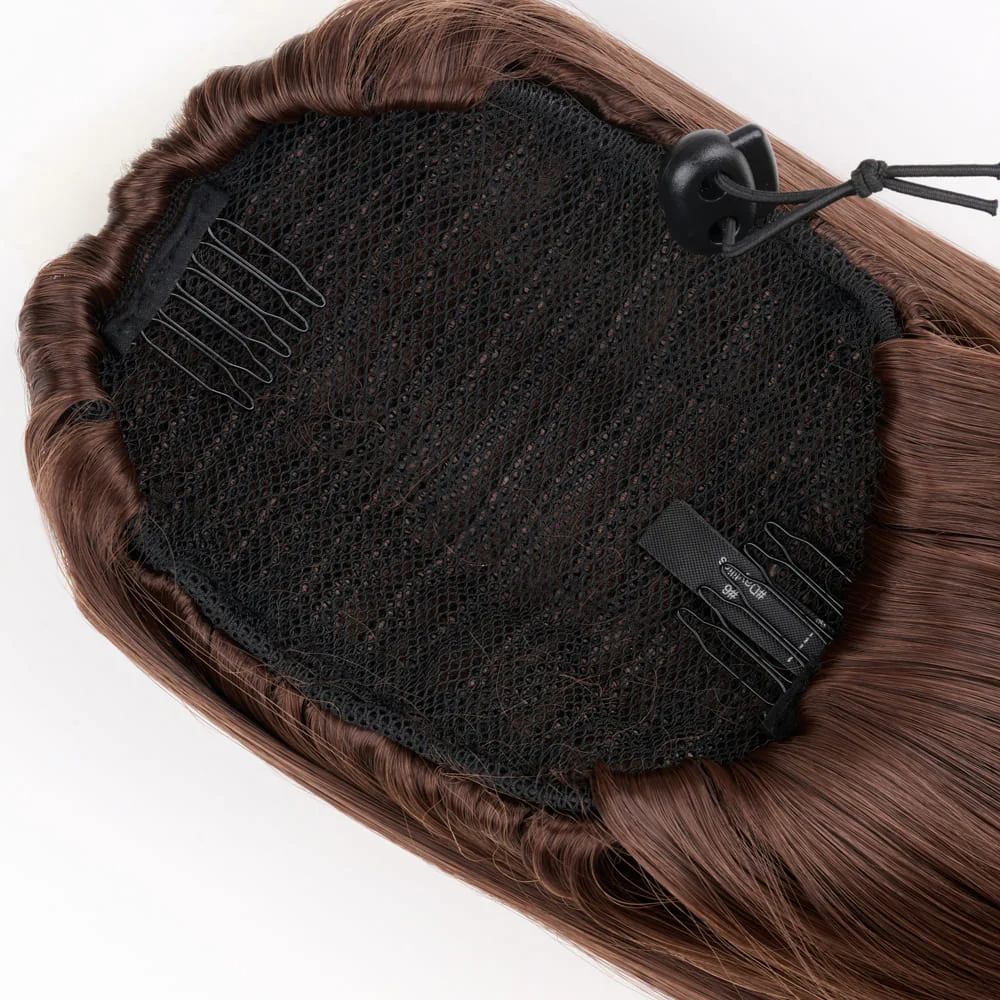 Stranded Medium Wand Wave Clip-in Ponytail - Colour #6 Daylilies - Image 3