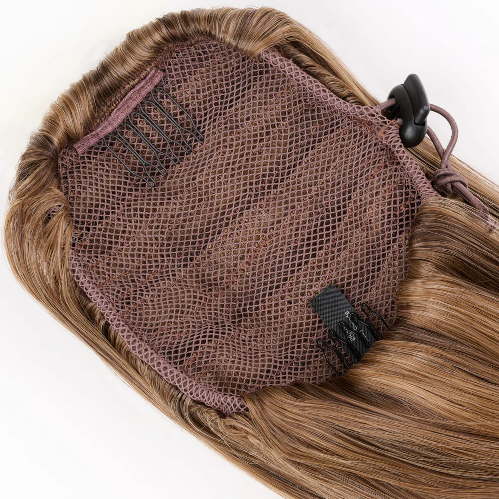 Stranded Short Swoop Ponytail - Colour #8/10 Baby Bronde - Image 3